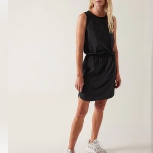 NWT Athleta Rincon Dress Black XXS